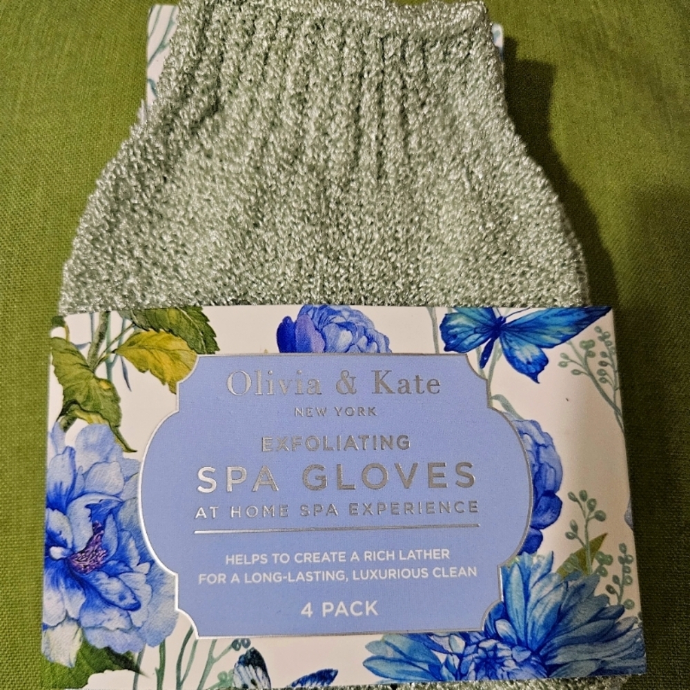 OLIVIA & KATE SPA EXFOLIATTING GLOVES